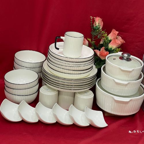 Japanese Dinner Set – 36 PCs Traditional Inspired