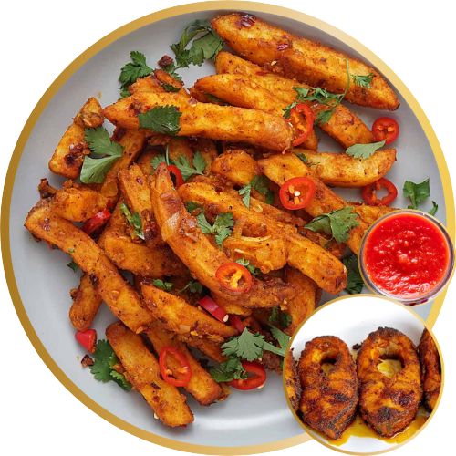 Chips Masala Fish Fry