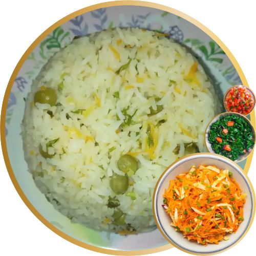 Rice Sukuma/Cabbage