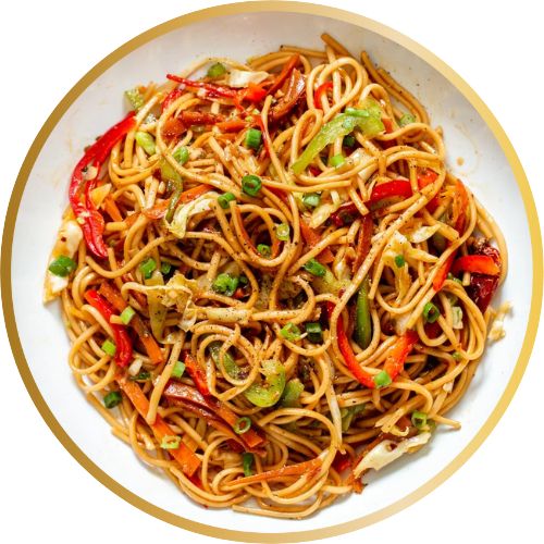 Chilli Garlic Veg Fried Noodles
