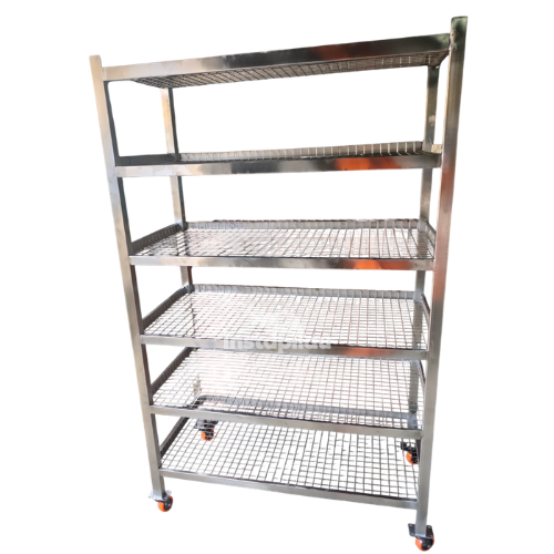 Five-Tier Stainless Steel Wire Rack