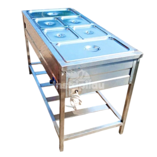 Four Pan Stainless Steel Bain Marie