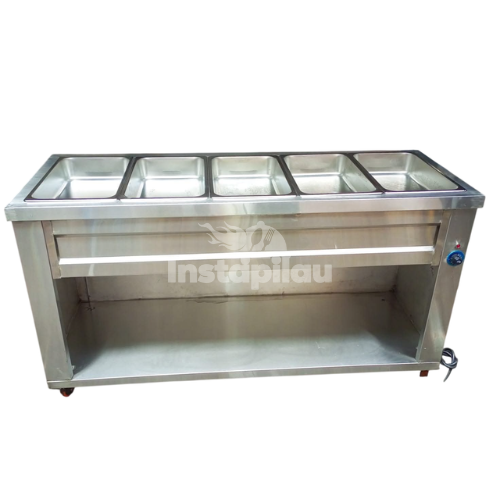 Five Basin Stainless Steel Bain Marie