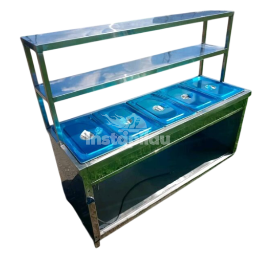 Stainless Steel Food Warmer Display Counter