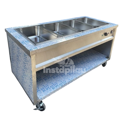 Four Pan Stainless Steel Bain Marie