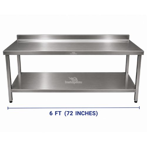 6FT Stainless Steel Work Table