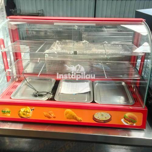 Electric Heated Food Display Showcase (3 Inserts)