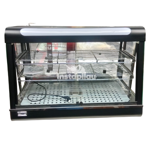 Electric Curved Glass Food Display Warmer